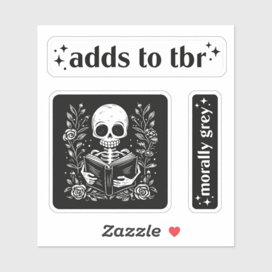 Booktok-Romantik-Bücherpack Aufkleber (Blatt)