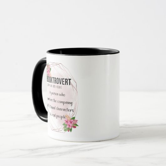 Booktrovert 11oz Tasse (Vorderseite Links)