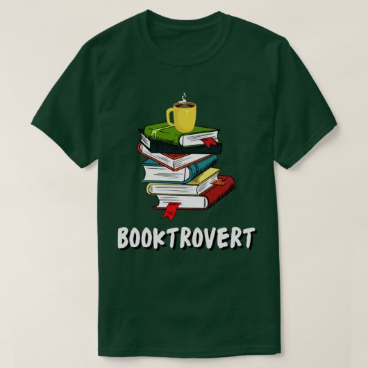 Booktrovert 7 T-Shirt (Design vorne)