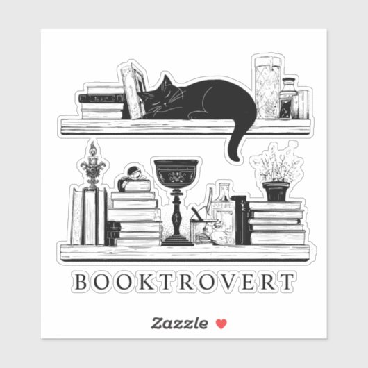 Booktrovert Book Lover's  Aufkleber (Blatt)