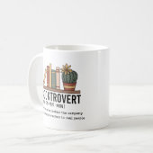 Booktrovert Kaffeetasse (Vorderseite Links)