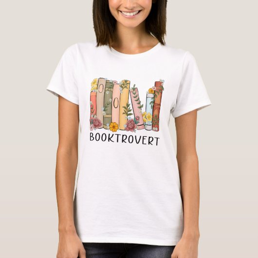 Booktrovert T-Shirt (Vorderseite)