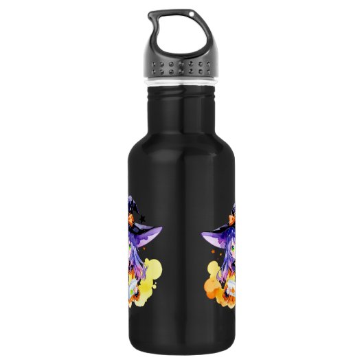 Bookween Halloween Edelstahlflasche (Rückseite)