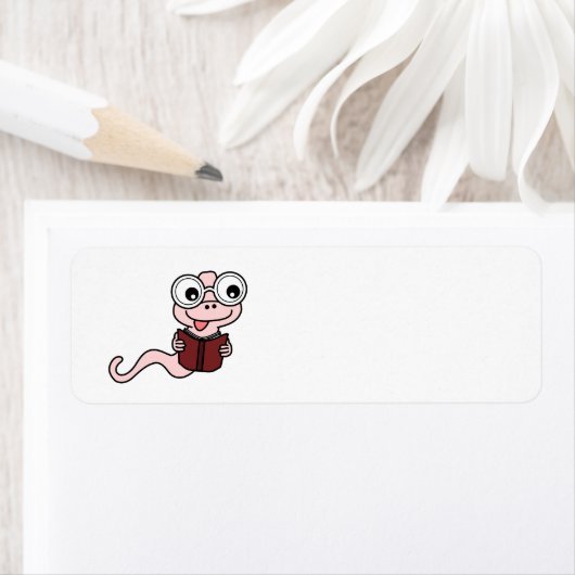 Bookworm Avery Label (Insitu)