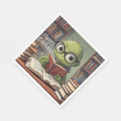 Bookworm Birthday Serviette (Ecke)