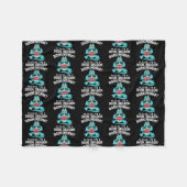 Bookworm Bitte im Buchdrachen lesen Funny Fleecedecke (Vorderseite (Horizontal))