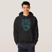 Bookworm Bookaholic Book Nerd Hoodie (Vorne ganz)