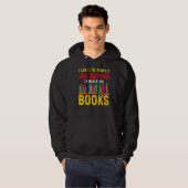 Bookworm Buchungsanzeige Leseprogramm Textentwurf  Hoodie (Vorne ganz)