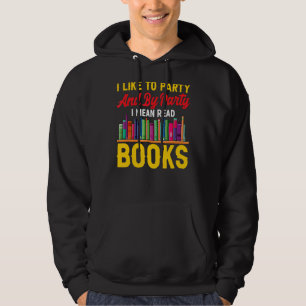 Bookworm Buchungsanzeige Leseprogramm Textentwurf  Hoodie