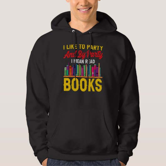 Bookworm Buchungsanzeige Leseprogramm Textentwurf  Hoodie (Vorderseite)