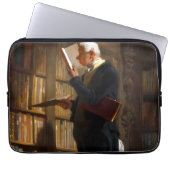 Bookworm Carl Spitzweg Art Laptopschutzhülle (Vorderseite)