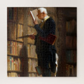 Bookworm Carl Spitzweg Art Puzzle (Vertikal)