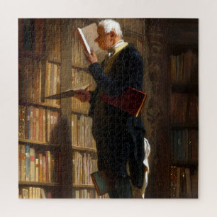 Bookworm Carl Spitzweg Art Puzzle