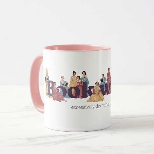 Bookworm Classic Female Authors Tasse (Vorderseite Links)