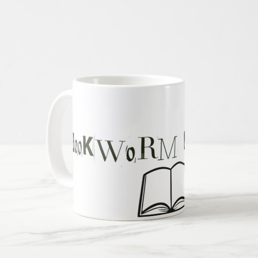 Bookworm Energy Mug Kaffeetasse (Vorderseite Links)