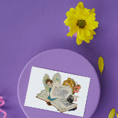Bookworm Fairy Postkarte