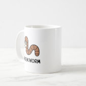 Bookworm Funny Book Lover Kaffeetasse (Vorderseite Links)