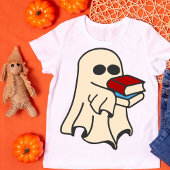 Bookworm Ghost Halloween T-Shirt