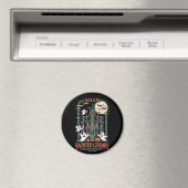 Bookworm Halloween Shirt Spuk Library Magnet (In Situ (Geschirrspüler))