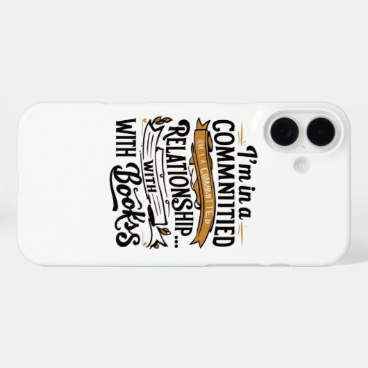 Bookworm iPhone Cover (Rückseite (Horizontal))
