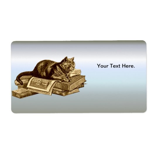 Bookworm Kitty Cat Reading Books (Vorne)