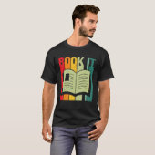 Bookworm Librarian Reading buchen T-Shirt (Vorne ganz)