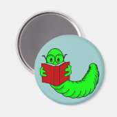 Bookworm Magnet (Vorderseite/Rückseite)