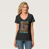 Bookworm Nerd Tierbuch Dragon Librarian Readine T-Shirt (Vorderseite Vollansicht)