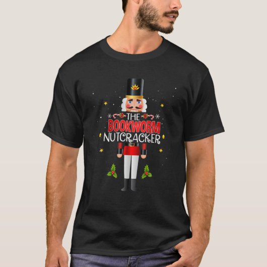 Bookworm Nutcracker Group Matching Family Christma T-Shirt (Vorderseite)