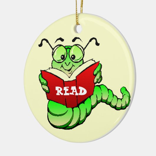 Bookworm Ornament (Links)