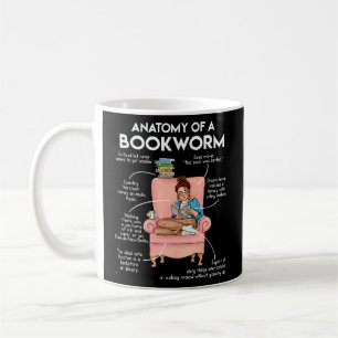Bookworm Reading Books Kaffeetasse