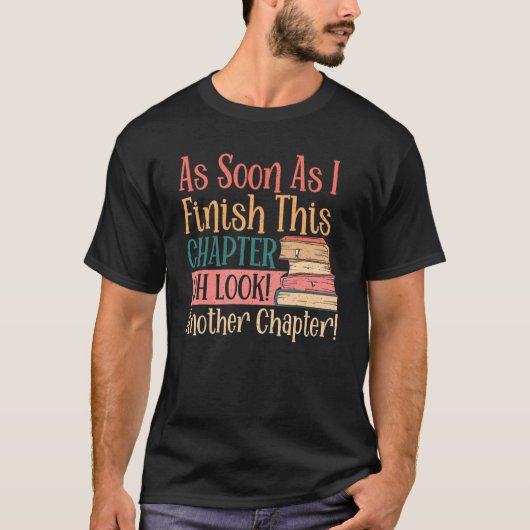 Bookworm Reading Teacher Librarian Book T-Shirt (Vorderseite)