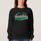 Bookworm Sarcastic Reading Bookaholic Sweatshirt (Vorderseite)