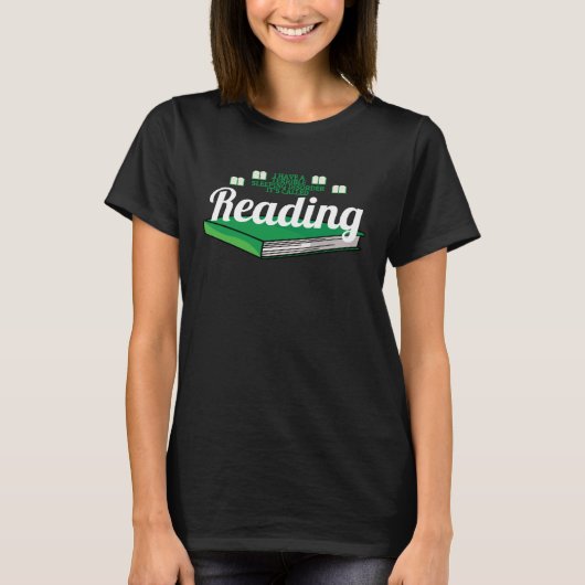 Bookworm Sarcastic Reading Bookaholic T-Shirt (Vorderseite)