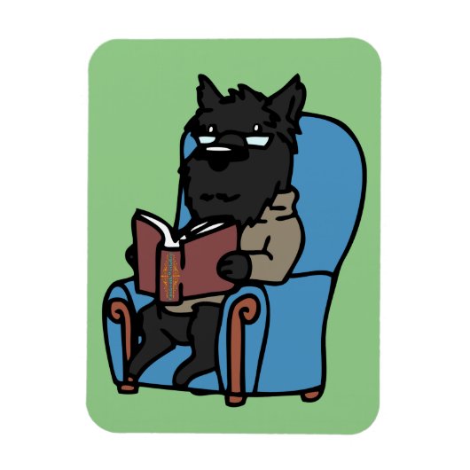 Bookworm-Schotte Magnet (Vertikal)