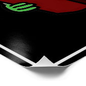 Bookworm-Spaß Poster (Ecke)