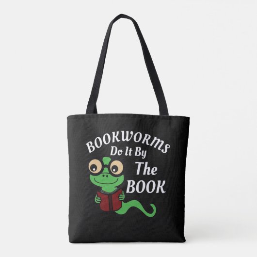 Bookworm-Spaß Tasche (Rückseite)