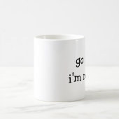 Bookworm Tasse - Geh weg und lese (Mittel)