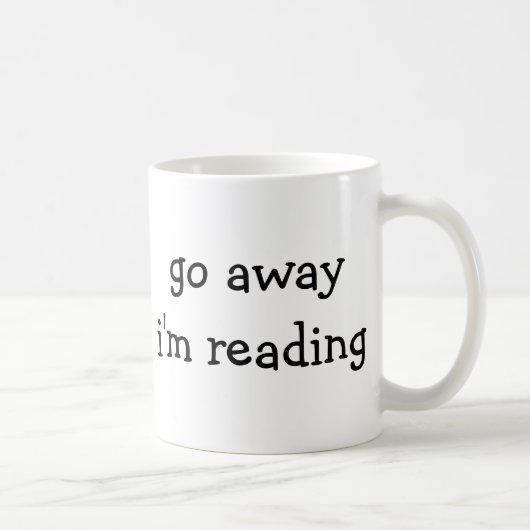 Bookworm Tasse - Geh weg und lese (Rechts)