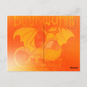 Bookwyrm: Der Bibliotheksdrache Postkarte (Rückseite)