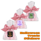 Boolicious Halloween Leckereien Labels Individuell Quadratischer Aufkleber