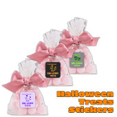 Boolicious Halloween Leckereien Labels Individuell Quadratischer Aufkleber