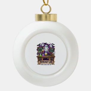 Boology-Labor Gruselige Wissenschaft Geister-Wisse Keramik Kugel-Ornament
