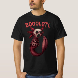 Boolotl Axolotl Halloween Lustig Gruseliger Axolot T-Shirt