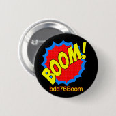 Boom! Abzeichen des Emoticon-bdd76Boom Button (Vorne & Hinten)