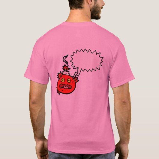 Boom Art Design Men, s Basic T - Shirt (Rückseite)