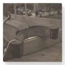 Boom Boom Boom Boom B/W Stone Untersetzer