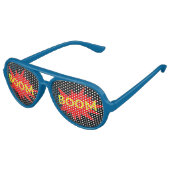 Boom Boom Funny Party Comic Brille Partybrille (Schrägansicht)