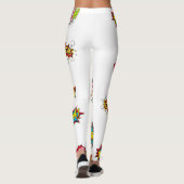 Boom Boom Pow Comic Expressions Leggings (Rückseite)