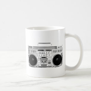 Boom Box Ghetto Blaster 80er 70er Kassettenplayer Kaffeetasse